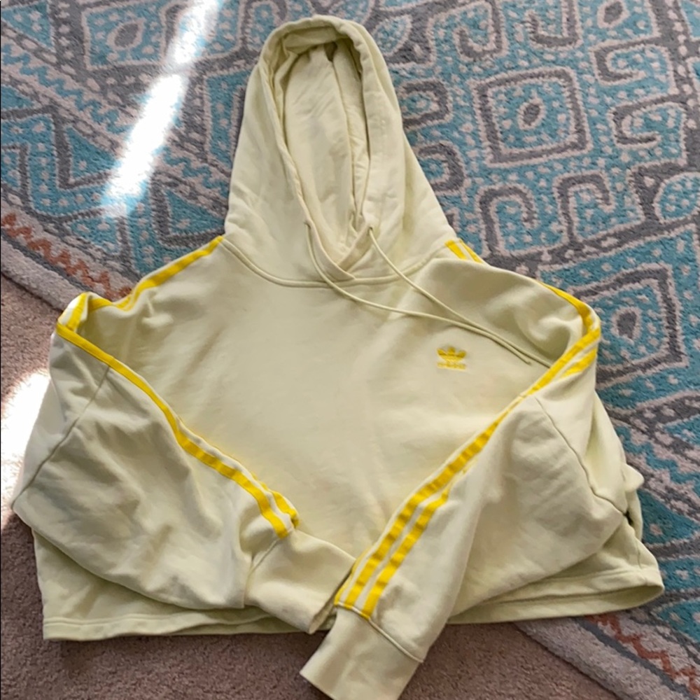 Adidas crop hoodie